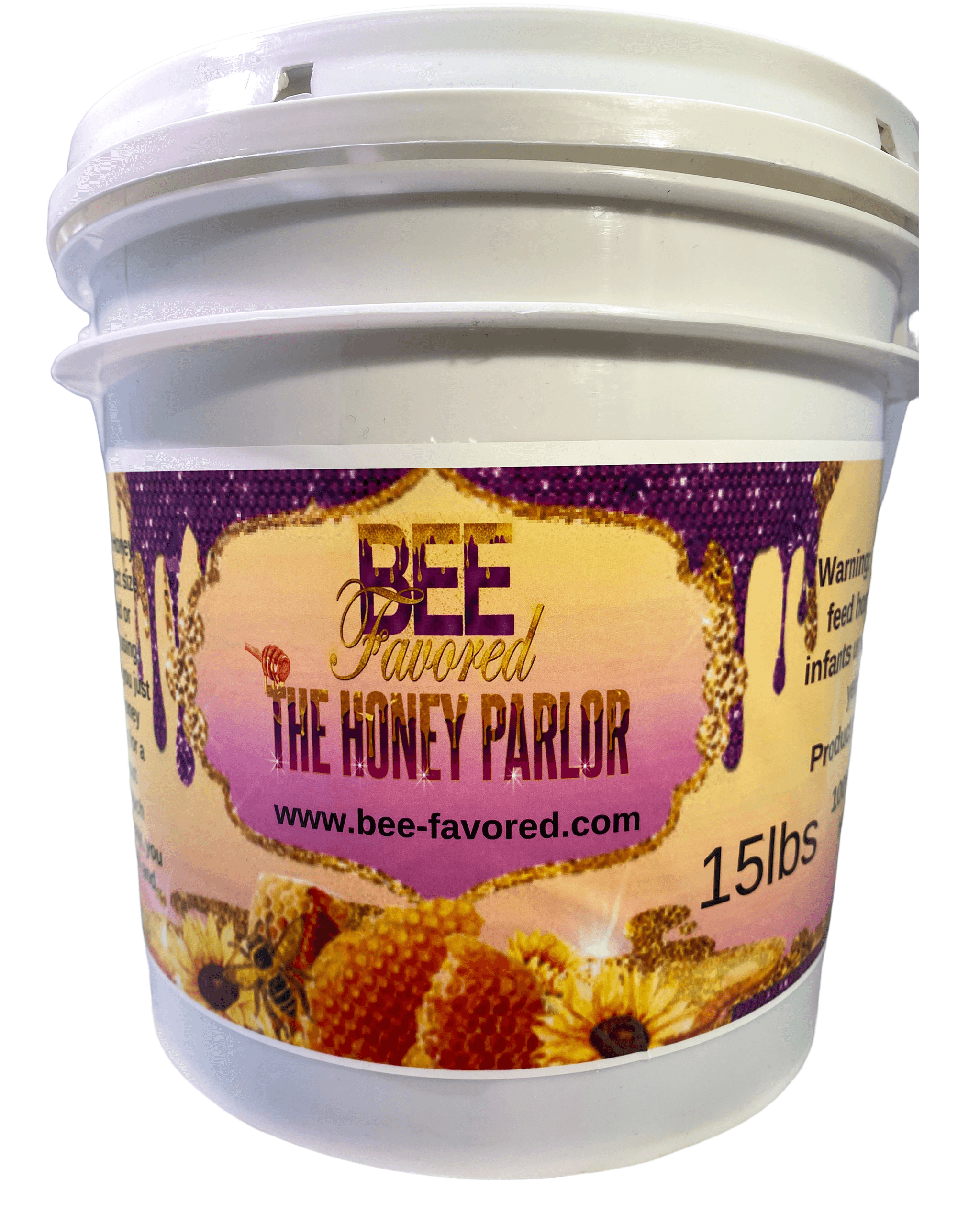 15lb Pure Honey Tub/Pail