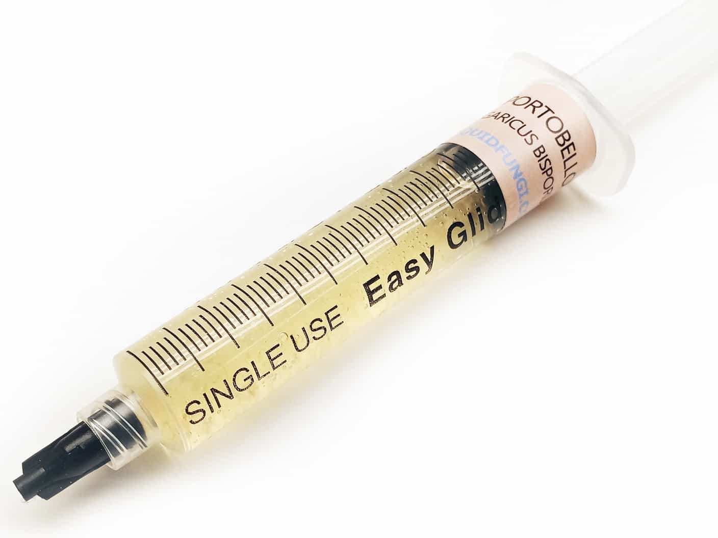 Portobello Liquid Culture Syringe Foraged