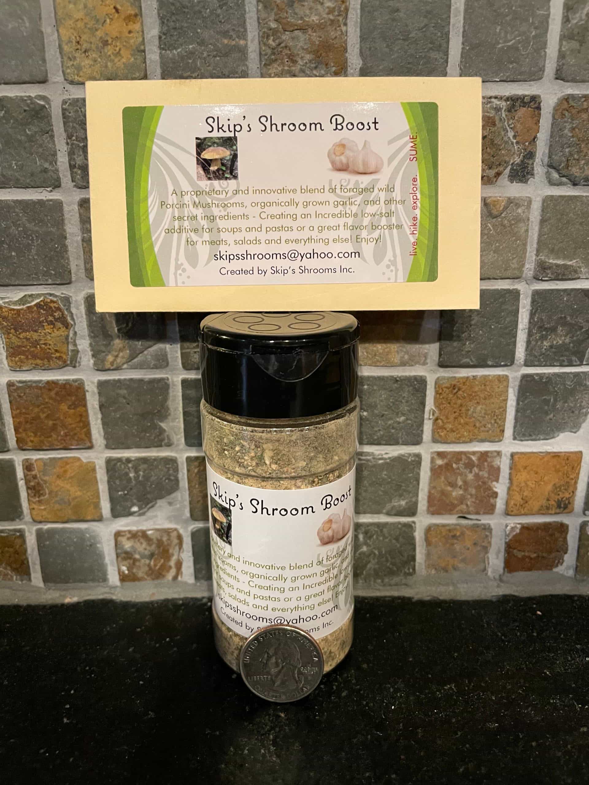 Porcini Mushroom Garlic Spice Seasoning 4fl oz
