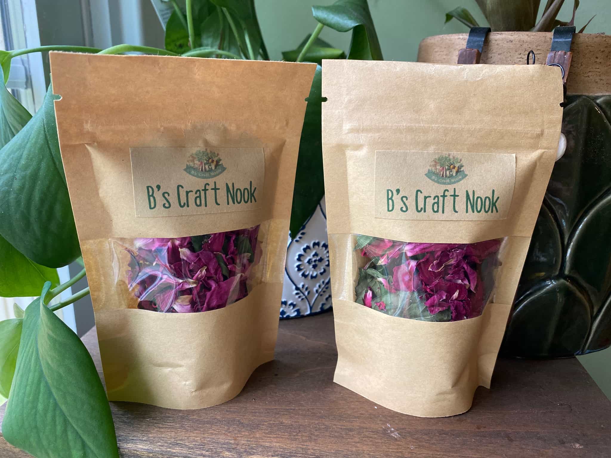 Knock-Out Rose Petals and Leaves