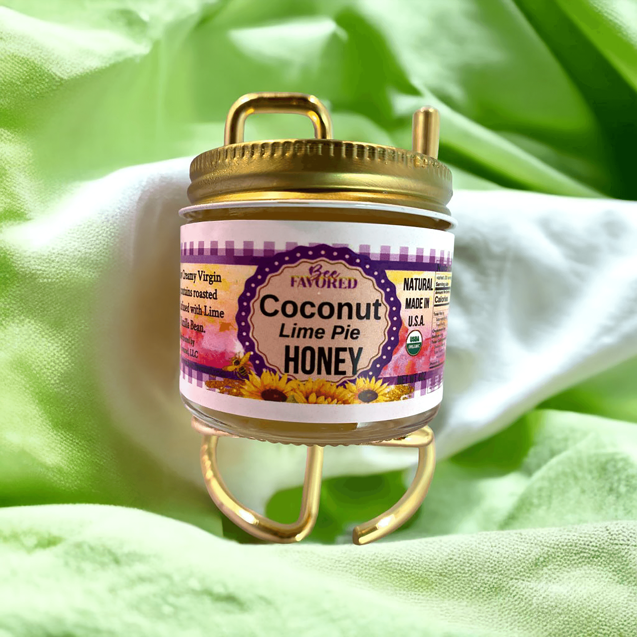 Coconut Lime Pie Honey - Roasted Coconut 