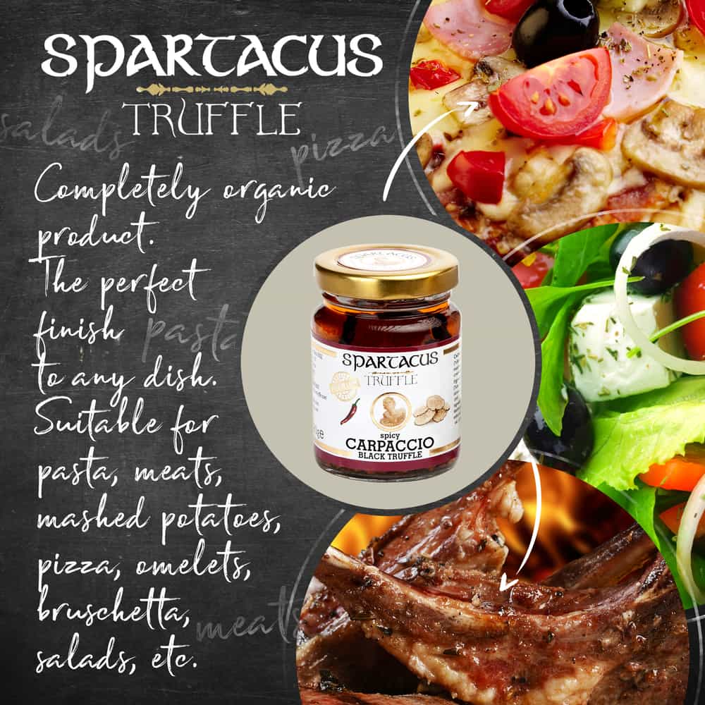 Black Truffle Carpaccio Spicy Foraged