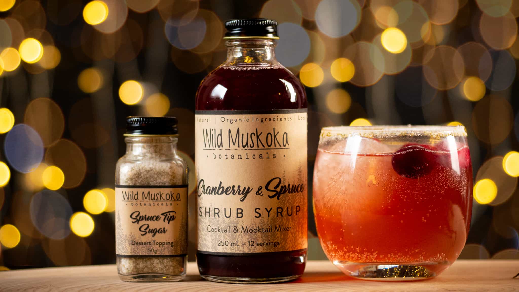 Cranberry & Spruce Shrub