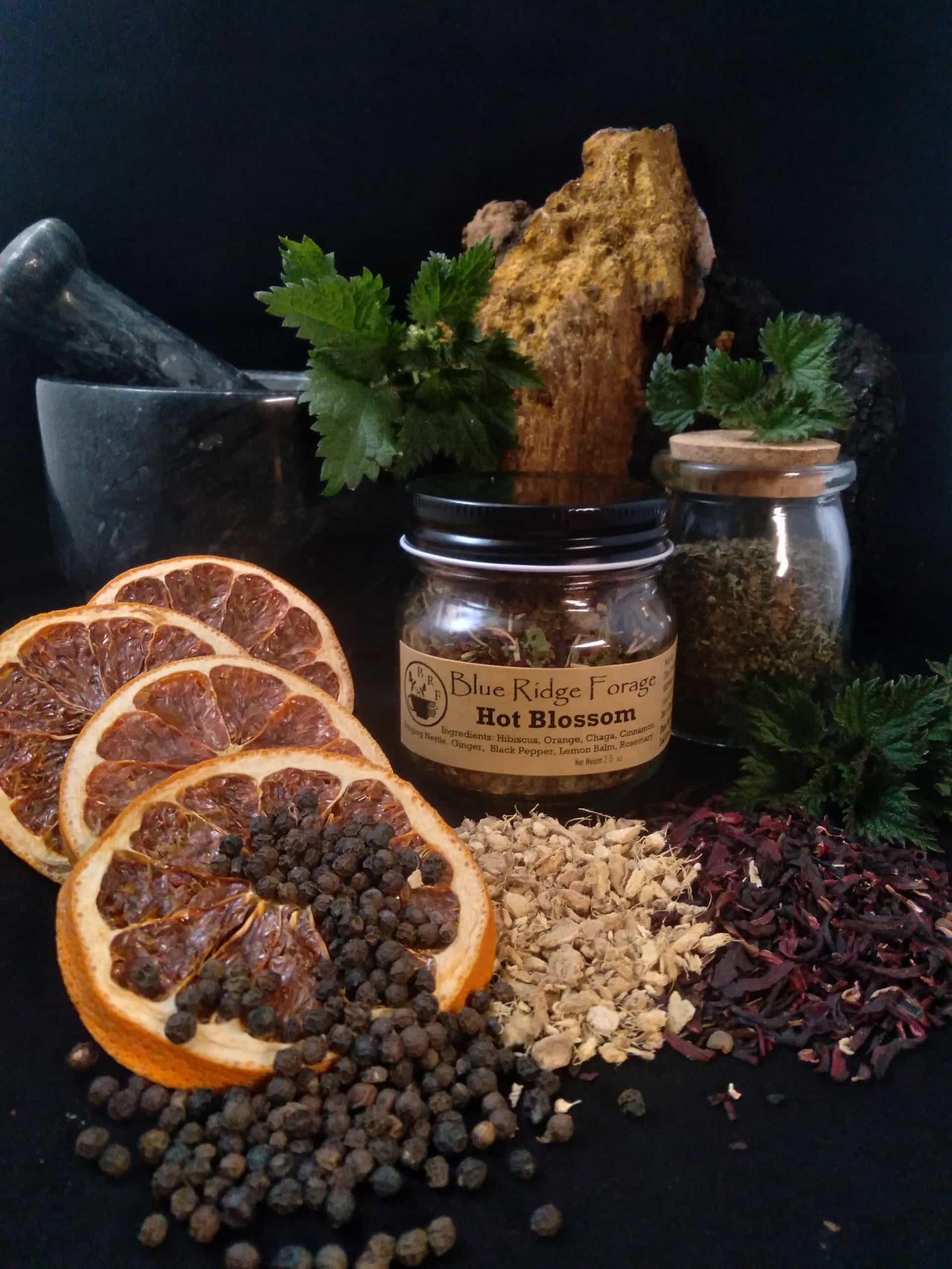 Hot Blossom - Spicy Chaga Hibiscus Tea