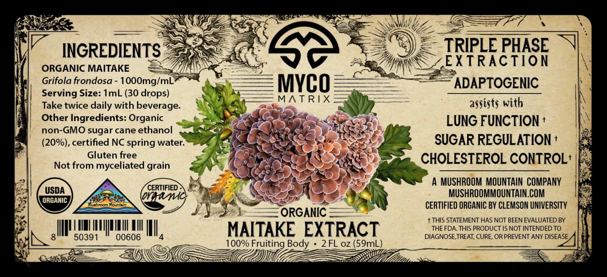 Mycomatrix MAITAKE Adaptogenic Mushroom Extract