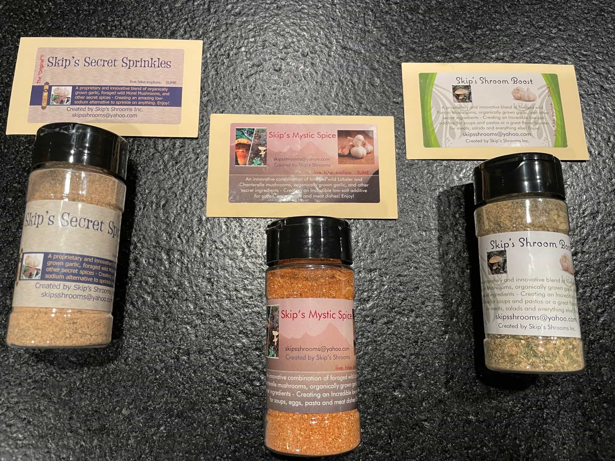 Wild Mushroom Garlic Spice Seasoning Triple Pack! (Copy) (Copy)
