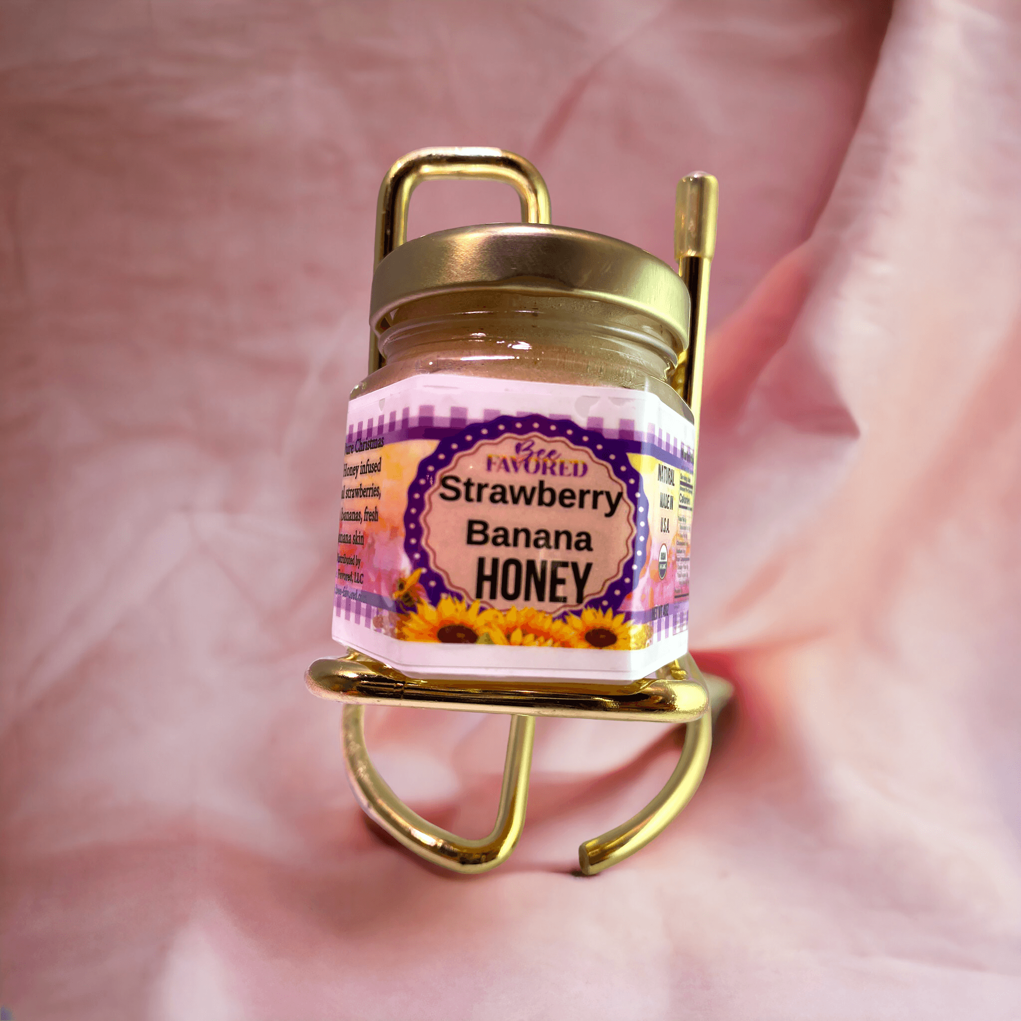 Strawberry Banana 100% Raw Virgin Creamy Honey - Limit