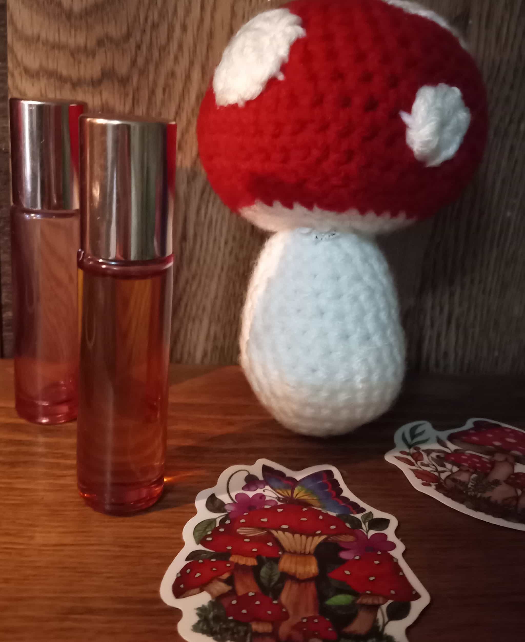 Amanita Muscaria oil roller bottle