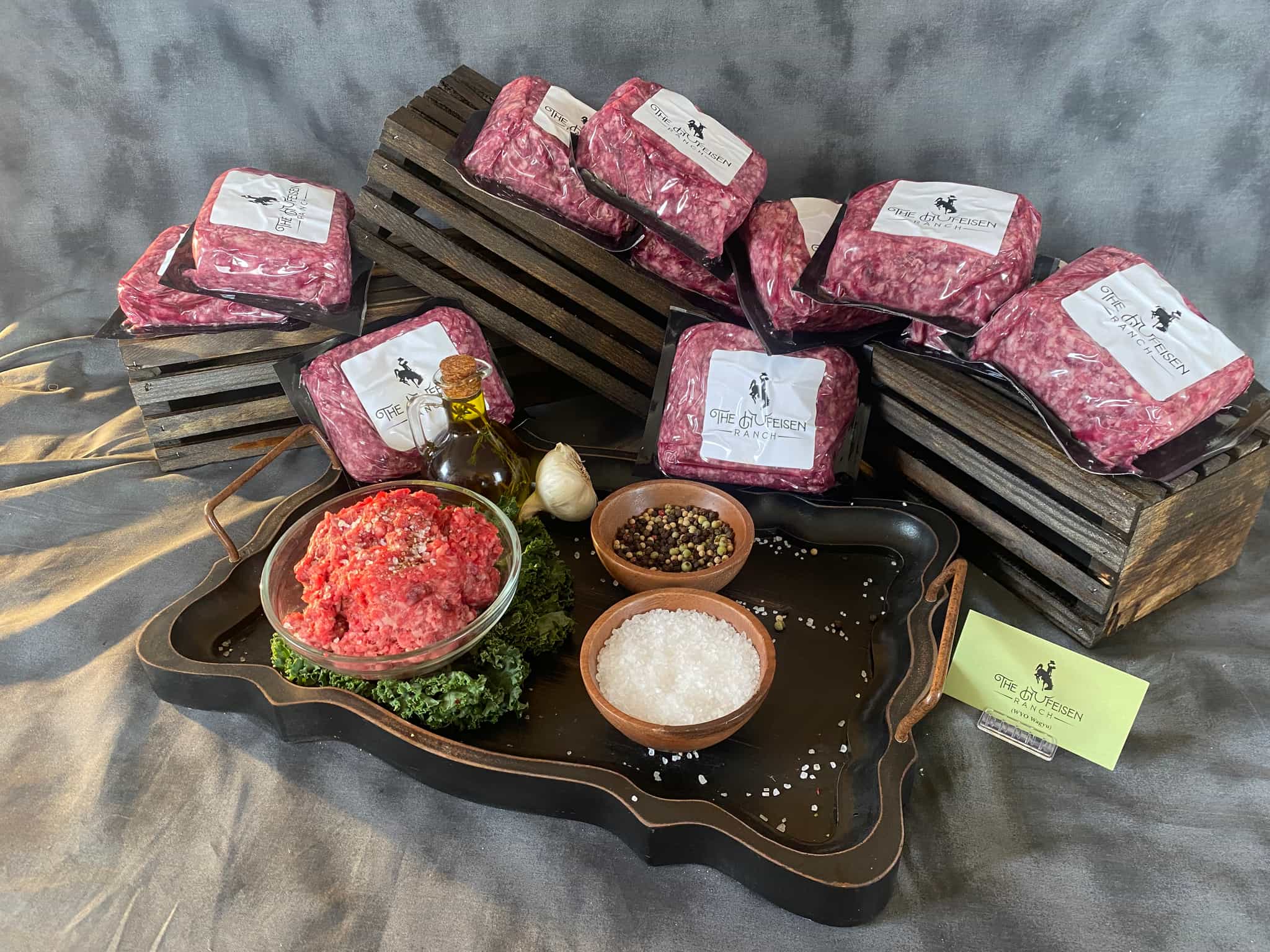 100% All-Natural Grass-Fed Wagyu Ground Beef Bundle (10, 20, & 50 lbs Bundles)
