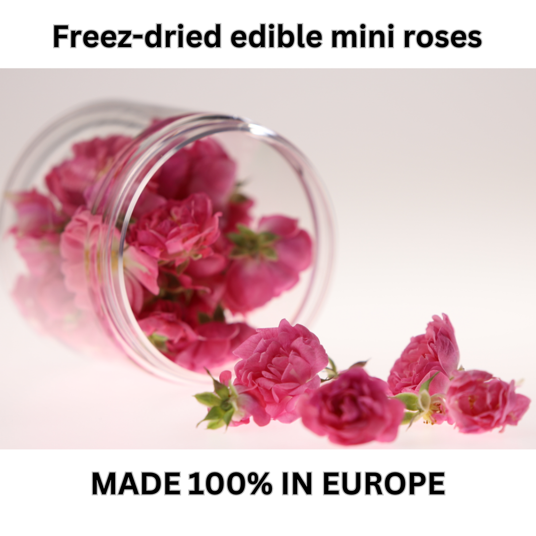 Dried edible flowers for cakes decorating, Freeze dried flowers, Edible  cake toppers, Rose cupcakes, Flowers for cake decoration