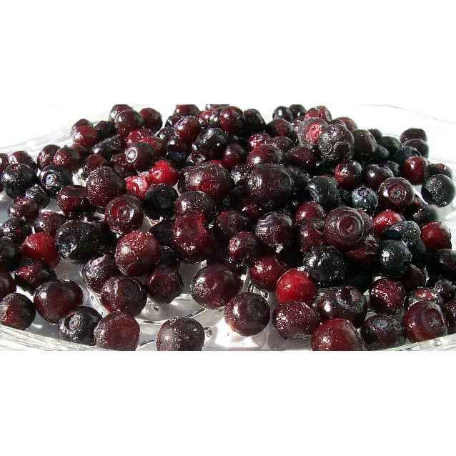 Frozen Wild Mountain Huckleberries