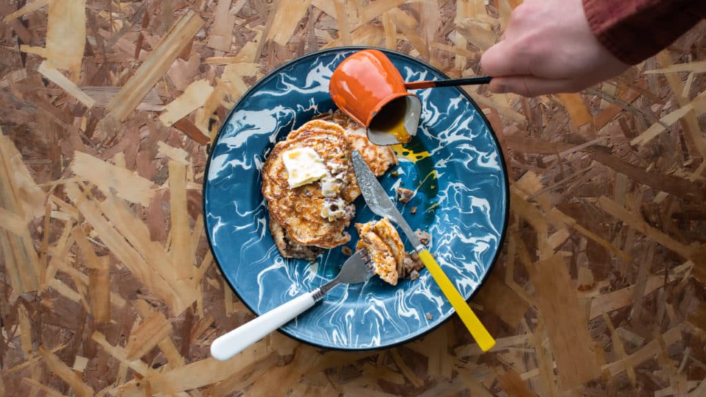 WILD SEEDED PANCAKES