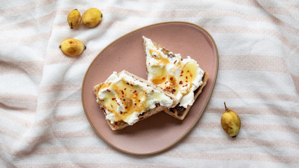 MAYAPPLE RICOTTA TOAST