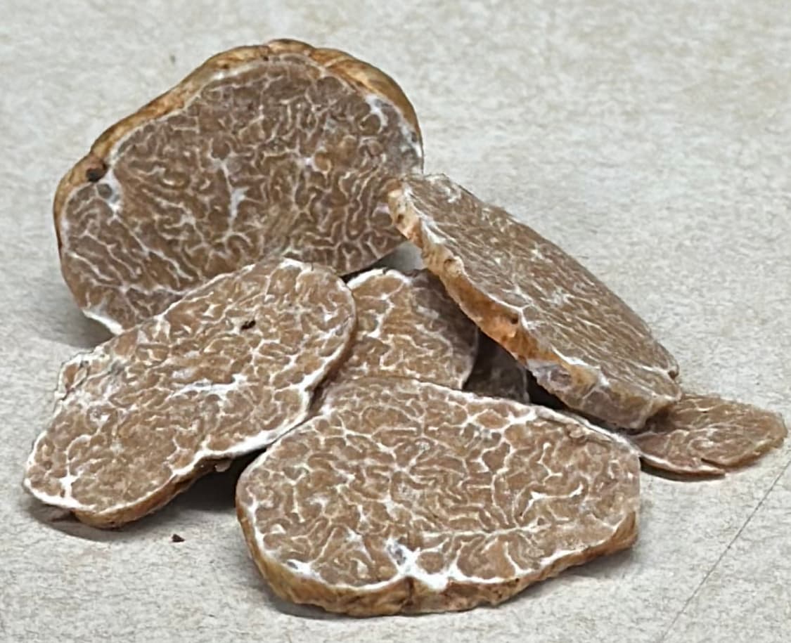 Dried Oregon White Truffles Sliced (1 oz Fresh Weight; 0.16 oz. Dried Weight)