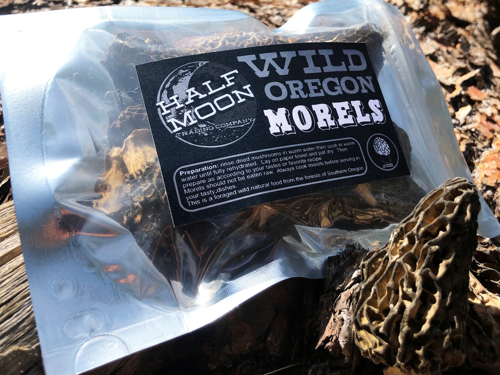 Dried Morels - Wild Oregon Harvest 2024