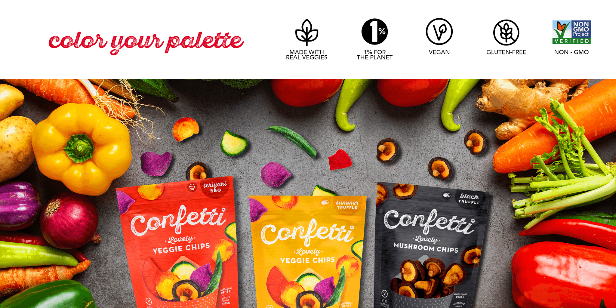 Confetti Snacks's banner