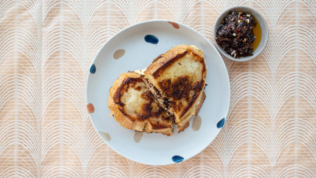 SPICY DULSE GRILLED CHEESE