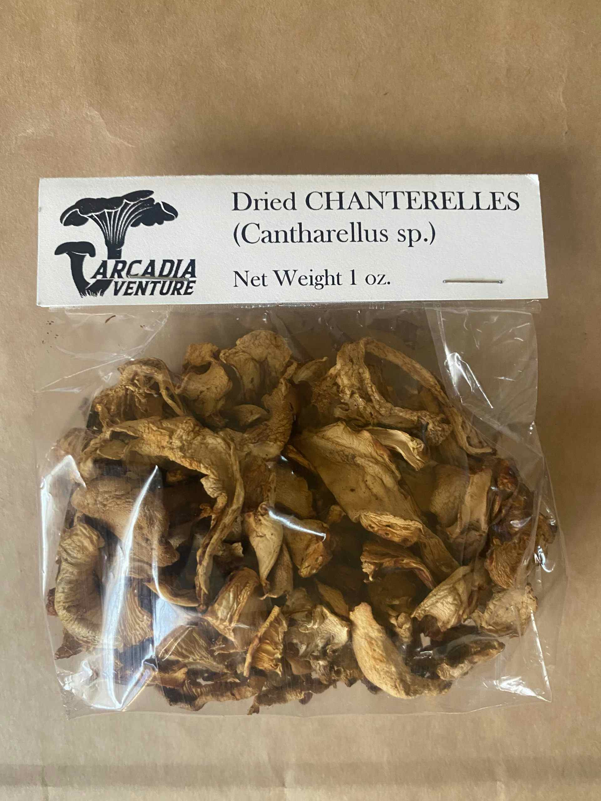 Dried Chanterelles, 1 oz.