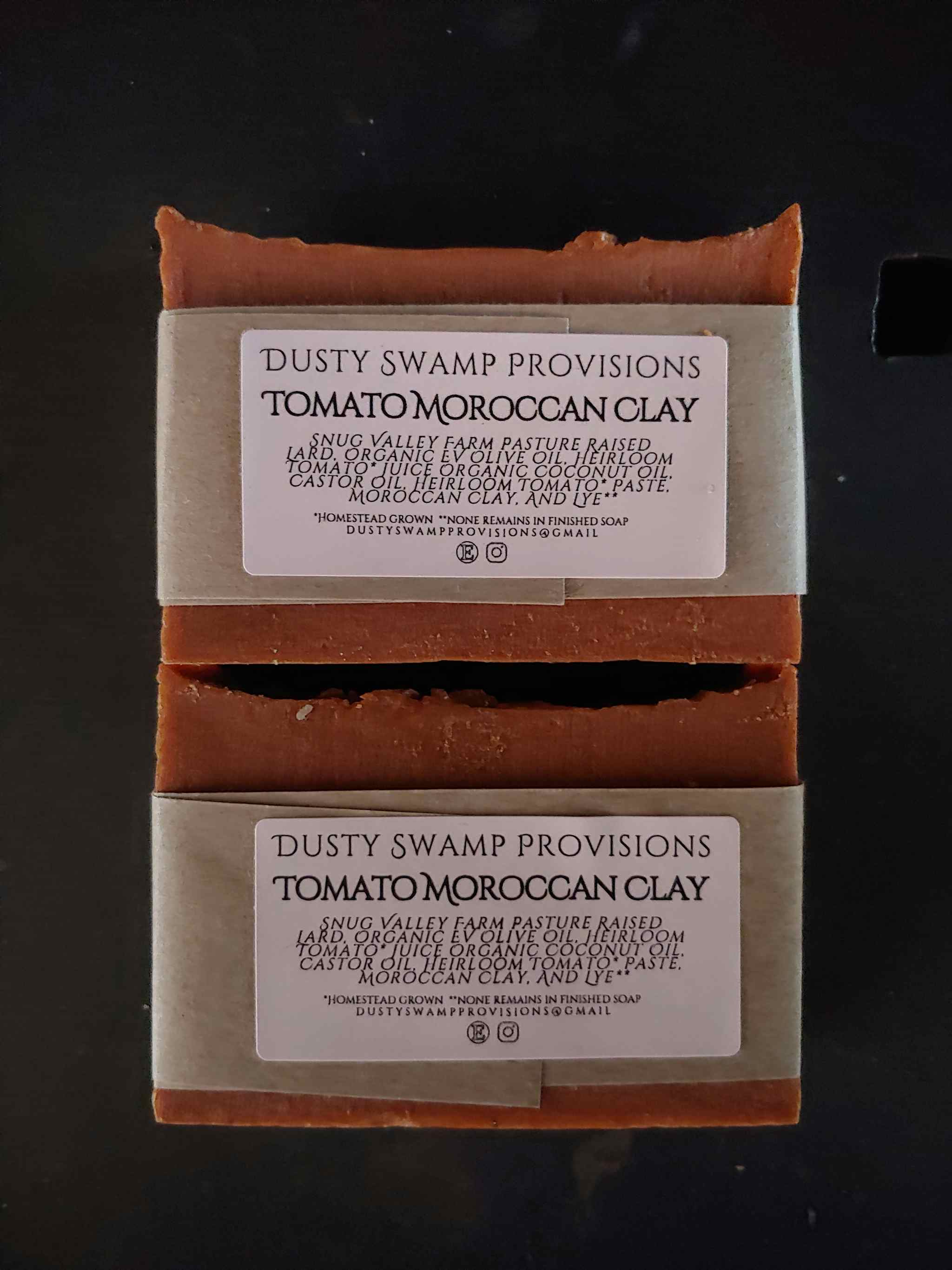 Tomato Moroccan Clay Lard Soap
