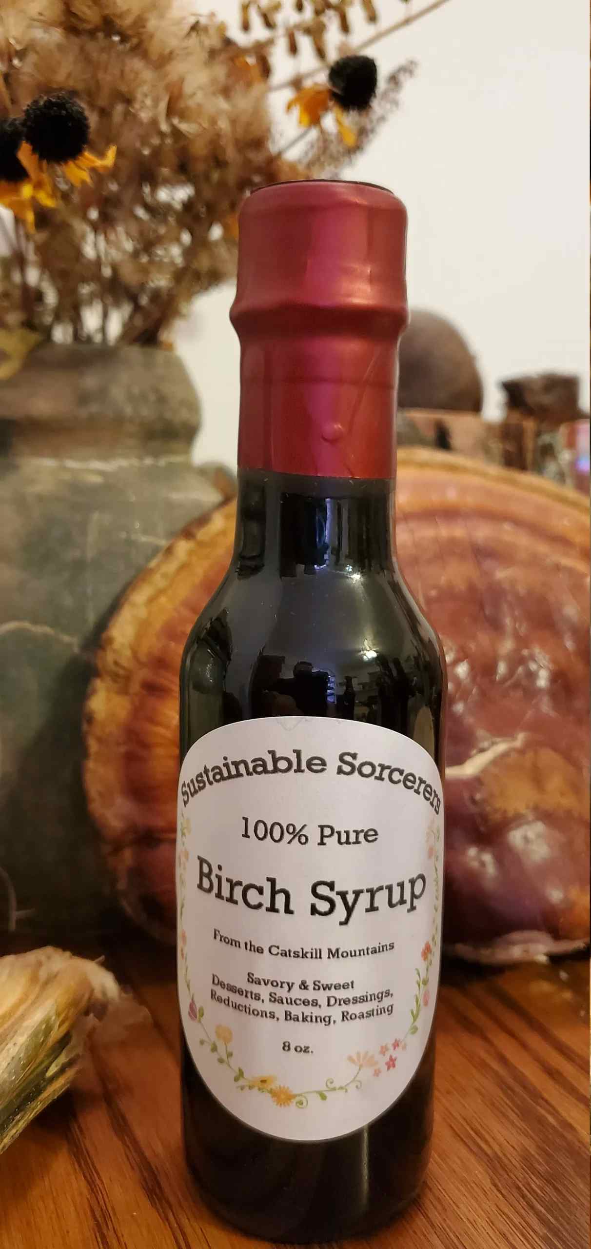 Catskill Forests Wild crafted Sweet and savory Birch Syrup 5oz