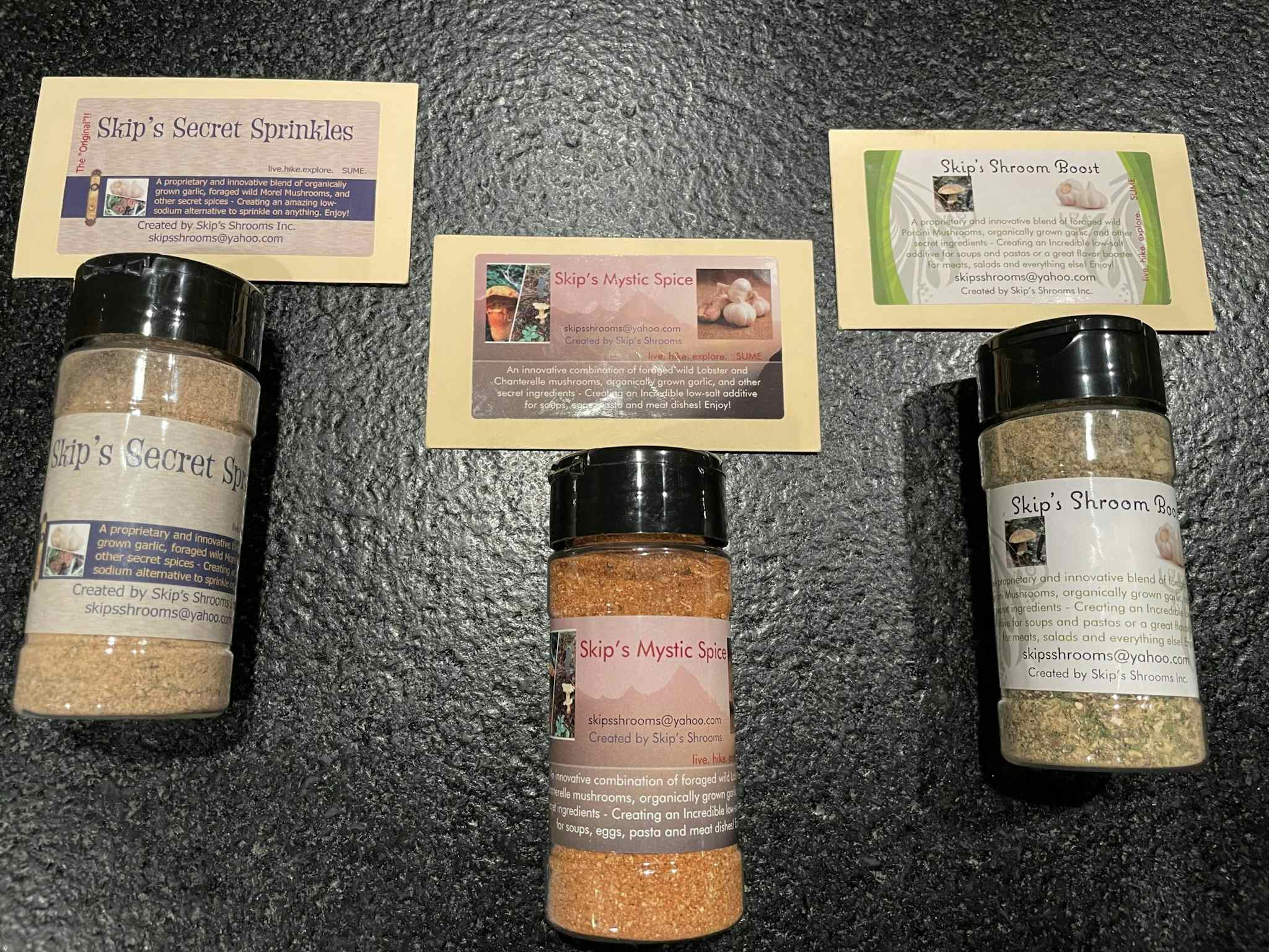 Wild Mushroom Garlic Spice Seasoning Triple Pack! (Copy) (Copy)