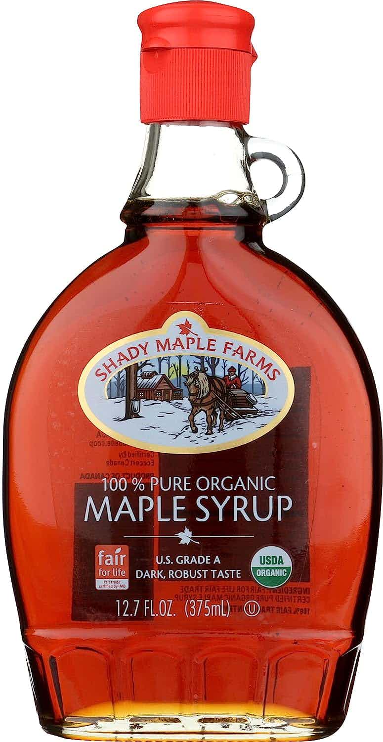 Shady Maple Farms Organic Maple Syrup Grade A Dark 375ml