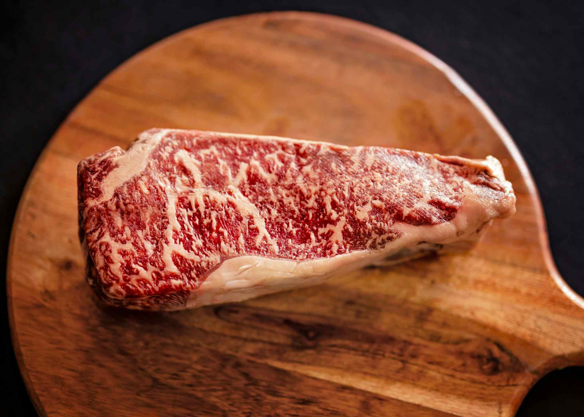 100% All-Natural Grass-Fed Fullblood Wagyu New York Strip