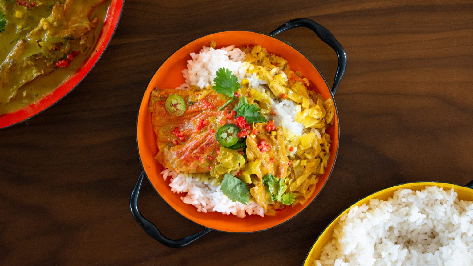Chicken of the Woods Coconut Curry