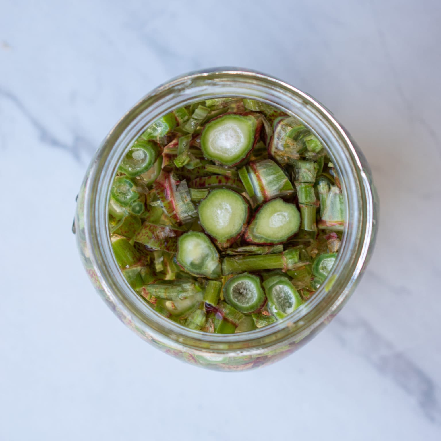 Chop and infuse into vinegar