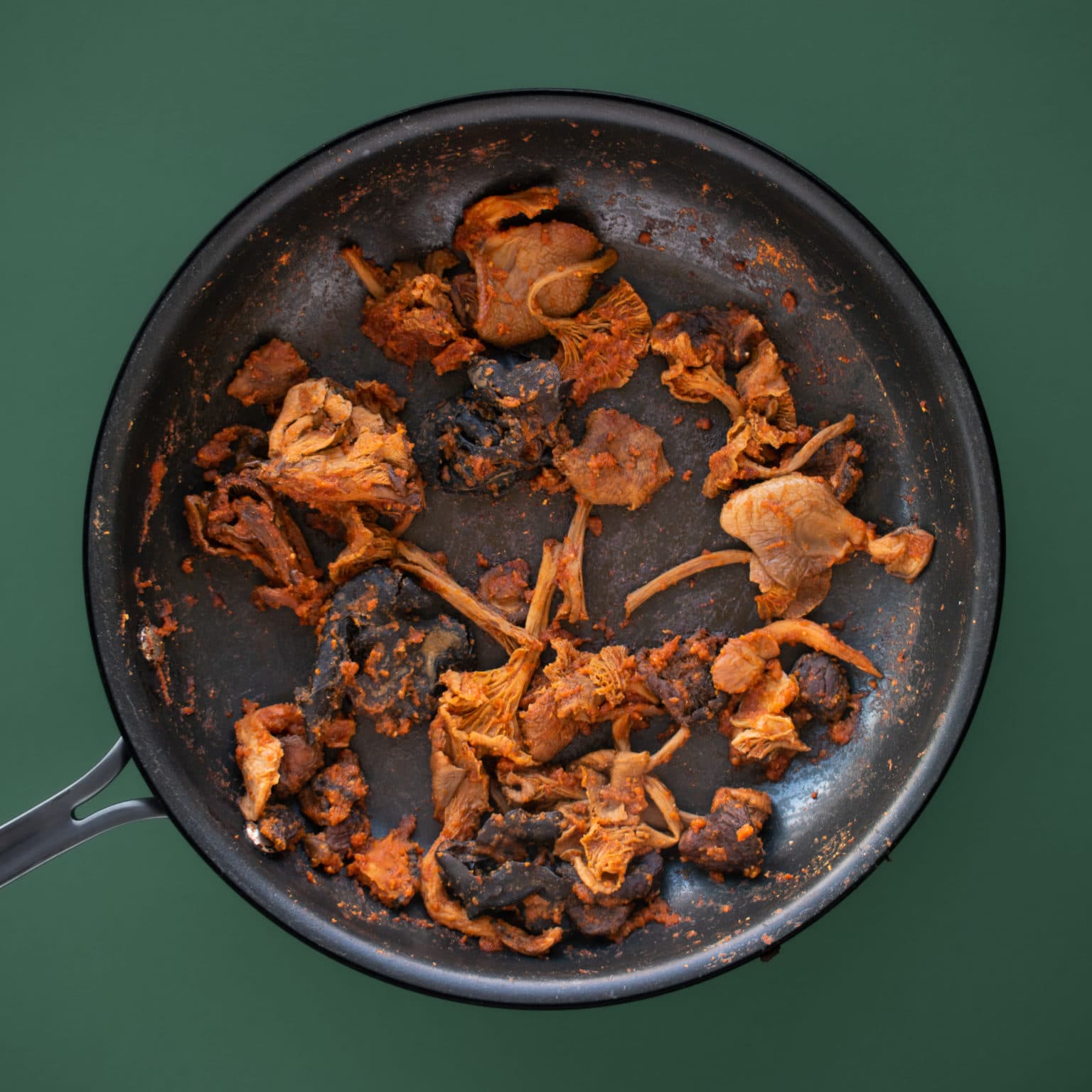 Add olive oil to brown