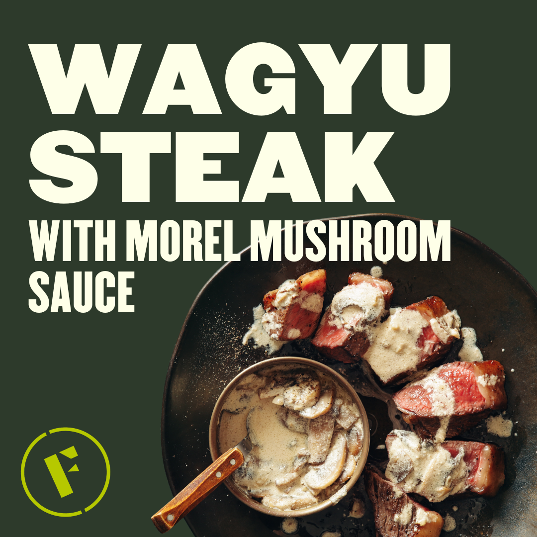 Wagyu Steak With Morel Mushroom Sauce