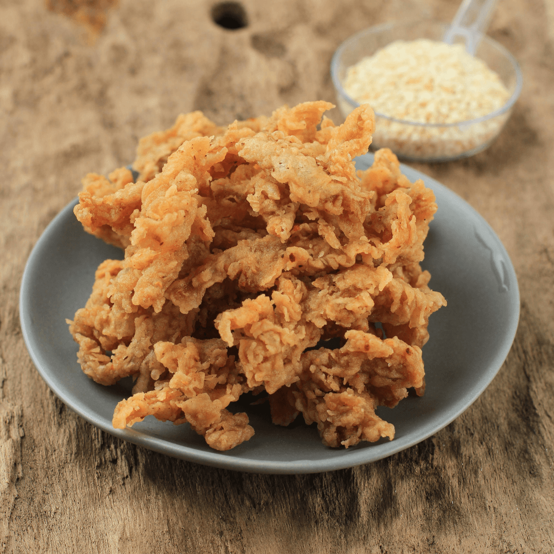 Crisp Golden Fried Oyster Mushroom