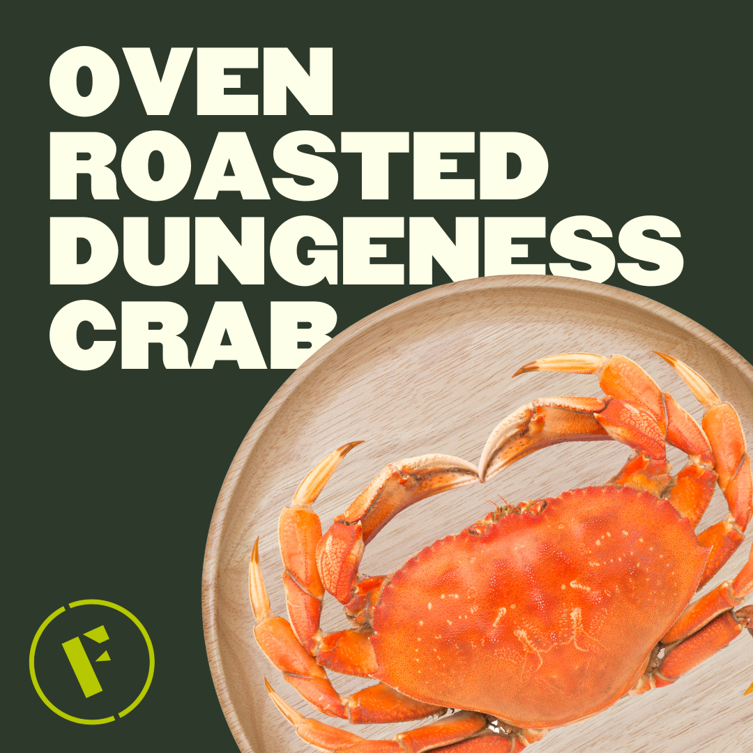 Oven Roasted Dungeness Crab 