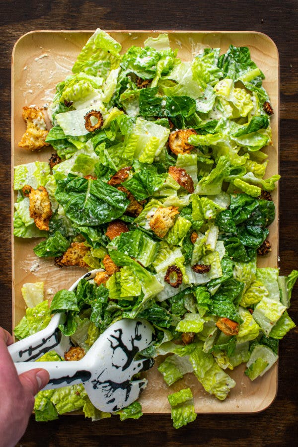 Morel Caesar Salad