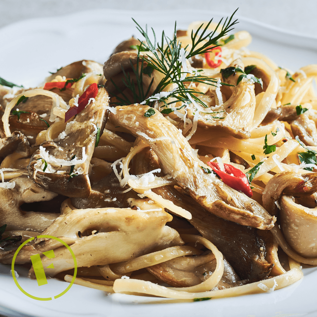 Creamy Oyster Mushrooms Pasta