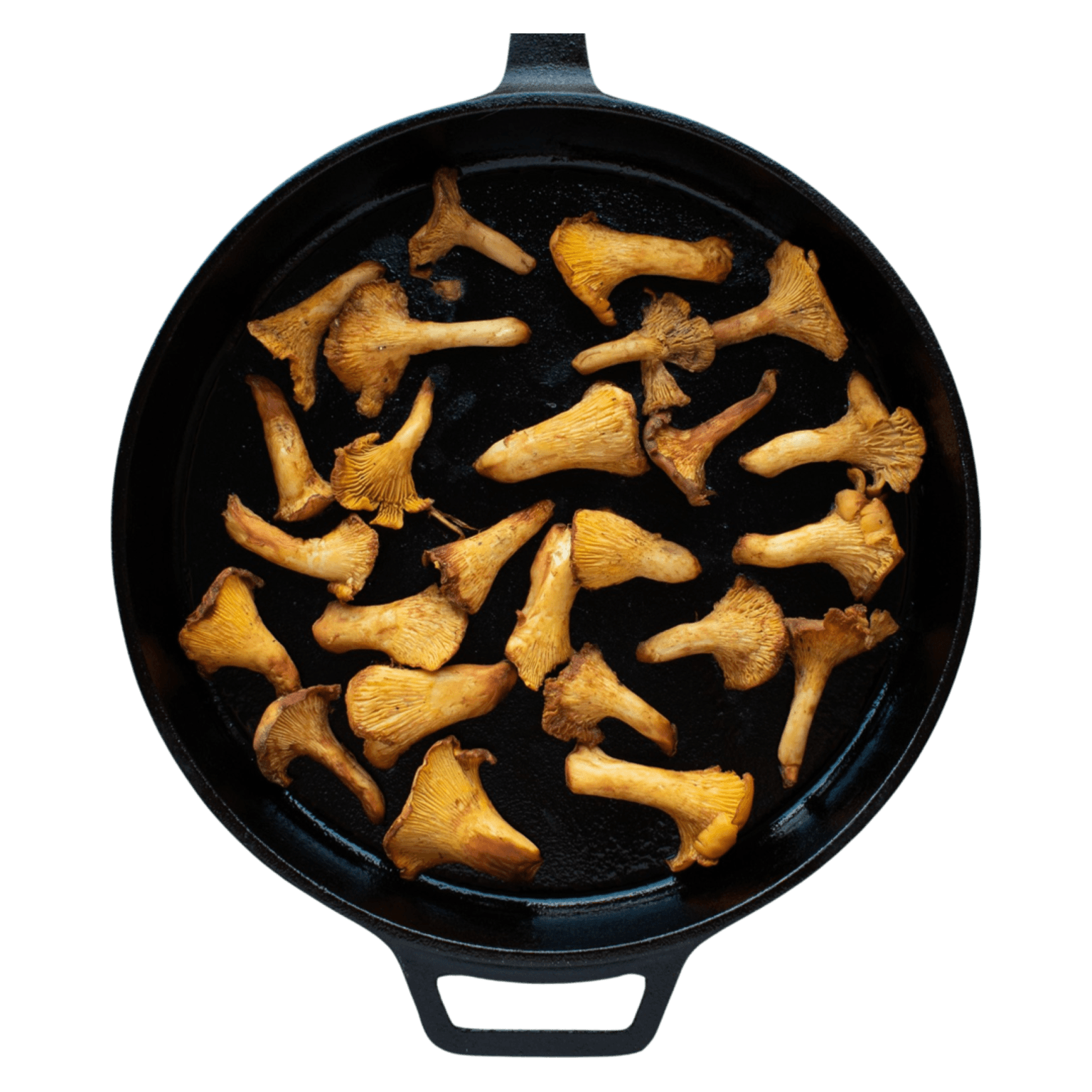 Sautee and season chanterelles