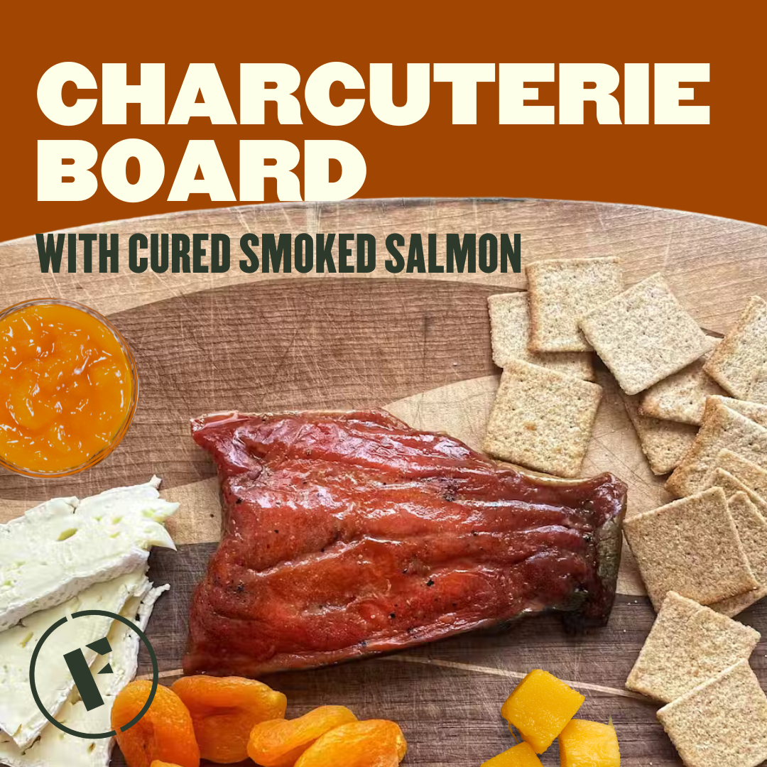 Easy Charcuterie Board With Cured Smoked Salmon
